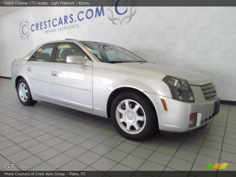 Light Platinum / Ebony 2003 Cadillac CTS Sedan