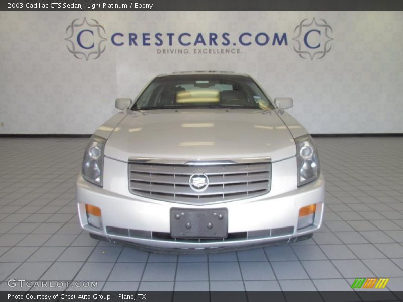 Light Platinum / Ebony 2003 Cadillac CTS Sedan