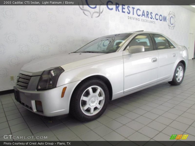 Light Platinum / Ebony 2003 Cadillac CTS Sedan