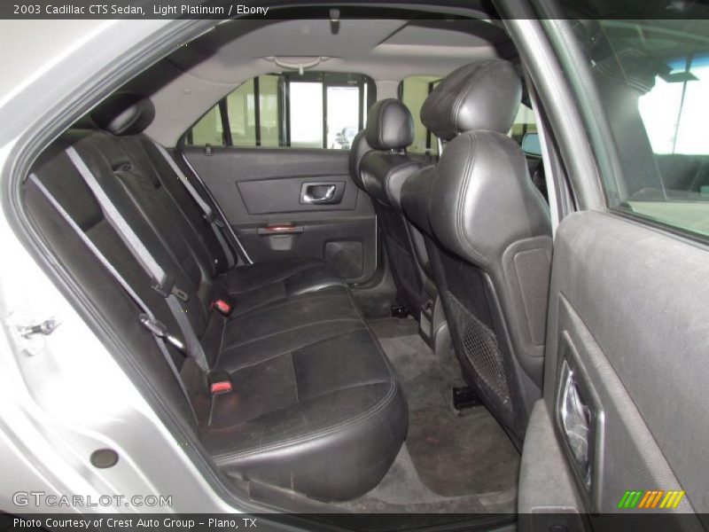 Light Platinum / Ebony 2003 Cadillac CTS Sedan