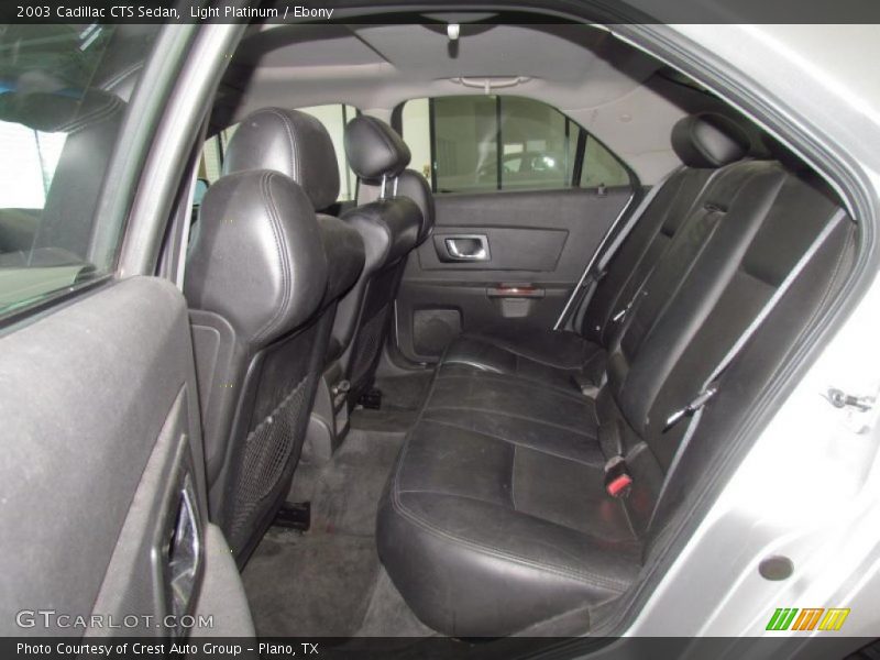 Light Platinum / Ebony 2003 Cadillac CTS Sedan