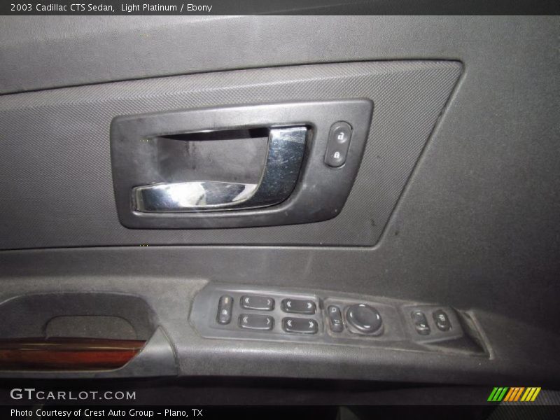 Light Platinum / Ebony 2003 Cadillac CTS Sedan