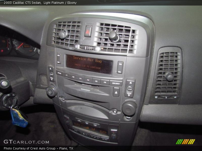 Light Platinum / Ebony 2003 Cadillac CTS Sedan