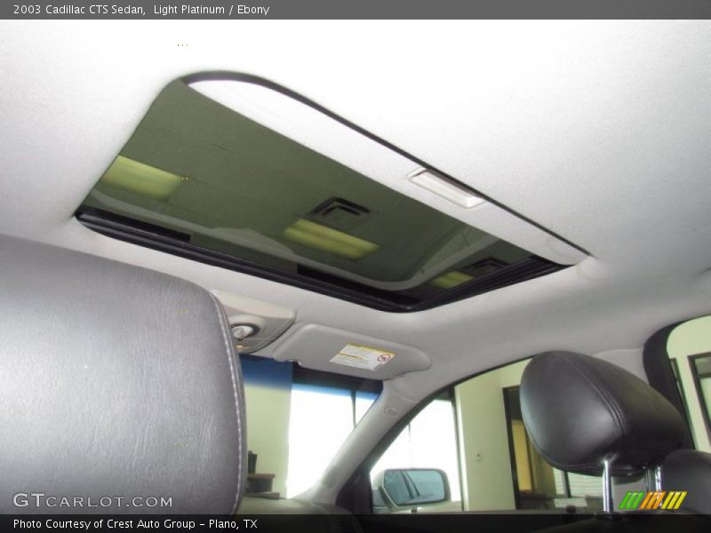 Light Platinum / Ebony 2003 Cadillac CTS Sedan