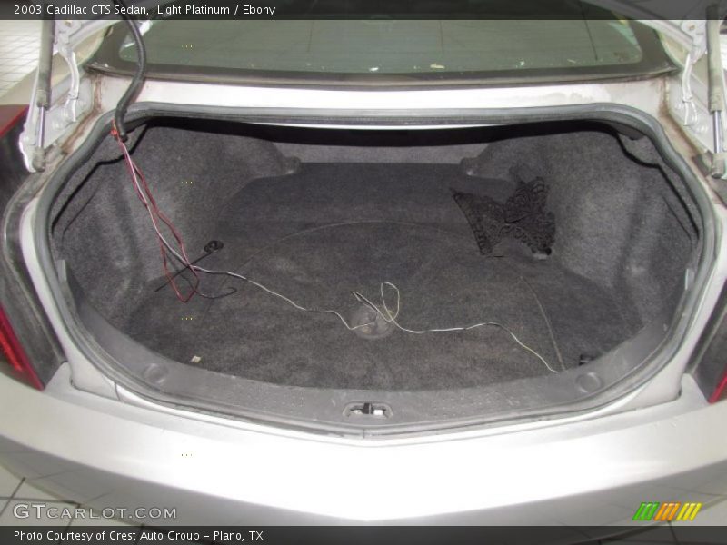 Light Platinum / Ebony 2003 Cadillac CTS Sedan