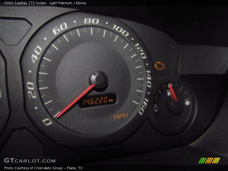 Light Platinum / Ebony 2003 Cadillac CTS Sedan