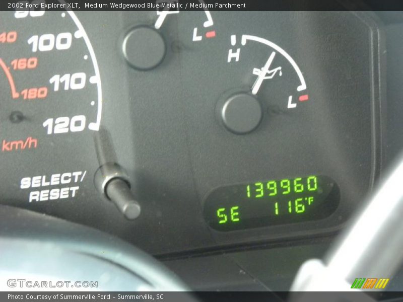 Medium Wedgewood Blue Metallic / Medium Parchment 2002 Ford Explorer XLT