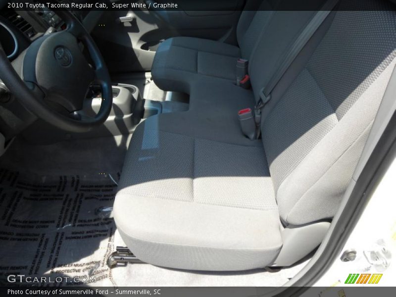 Super White / Graphite 2010 Toyota Tacoma Regular Cab
