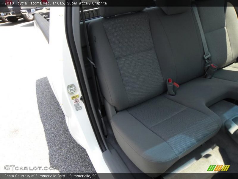 Super White / Graphite 2010 Toyota Tacoma Regular Cab