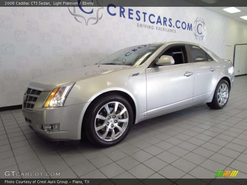 Light Platinum / Ebony 2008 Cadillac CTS Sedan