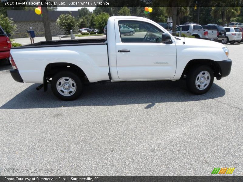 Super White / Graphite 2010 Toyota Tacoma Regular Cab