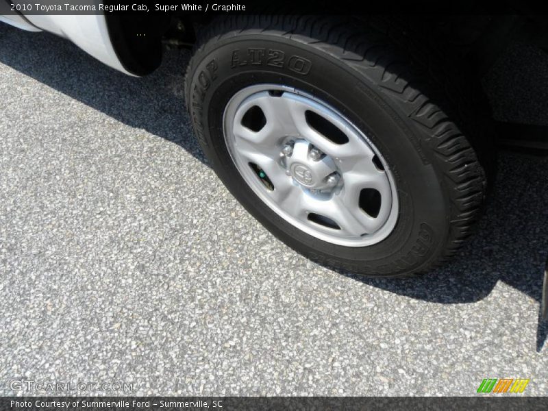 Super White / Graphite 2010 Toyota Tacoma Regular Cab