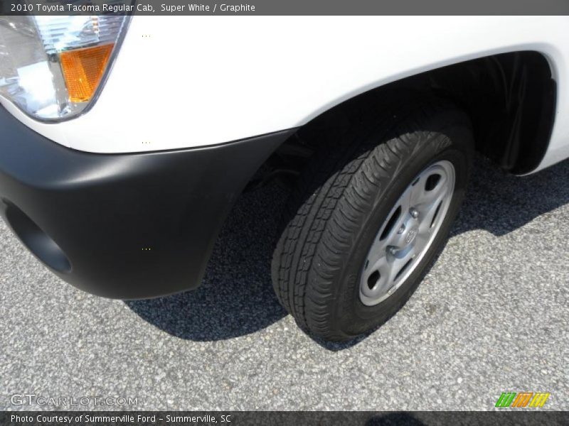 Super White / Graphite 2010 Toyota Tacoma Regular Cab