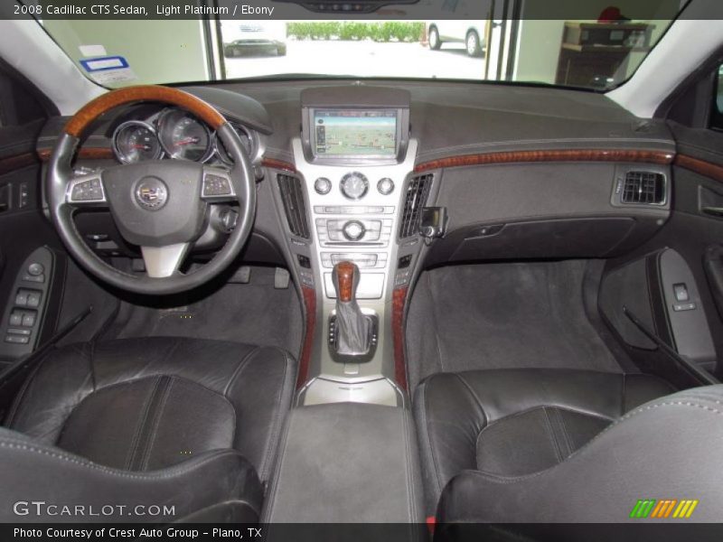 Light Platinum / Ebony 2008 Cadillac CTS Sedan