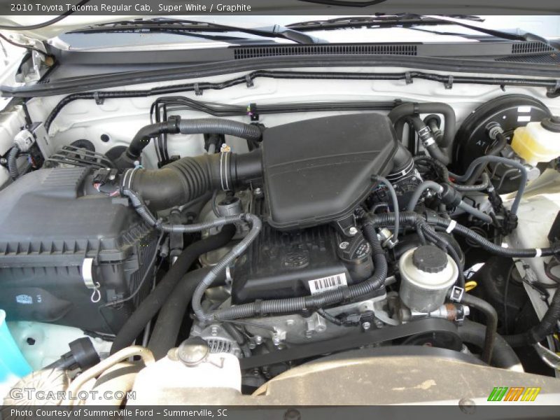 Super White / Graphite 2010 Toyota Tacoma Regular Cab