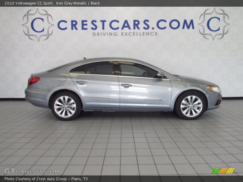 Iron Grey Metallic / Black 2010 Volkswagen CC Sport