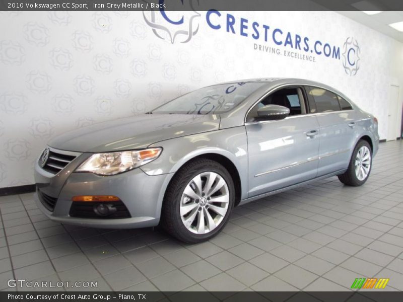 Iron Grey Metallic / Black 2010 Volkswagen CC Sport