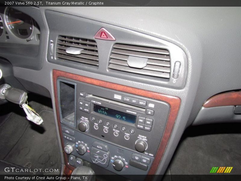 Titanium Gray Metallic / Graphite 2007 Volvo S60 2.5T