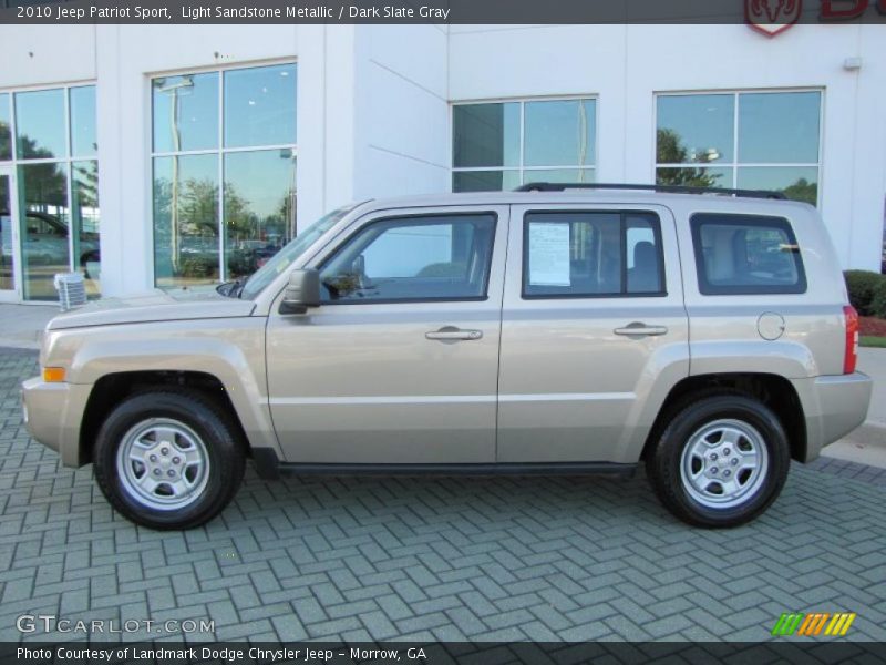 Light Sandstone Metallic / Dark Slate Gray 2010 Jeep Patriot Sport