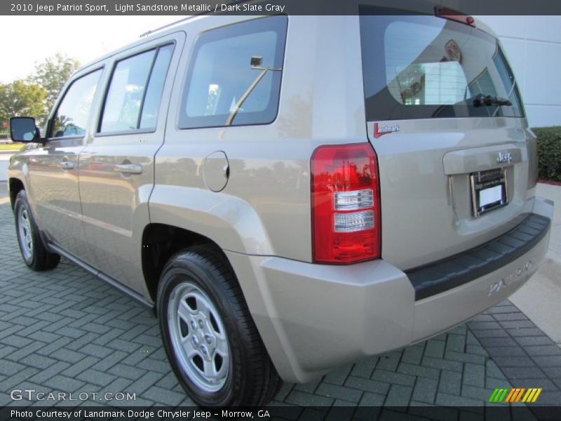 Light Sandstone Metallic / Dark Slate Gray 2010 Jeep Patriot Sport