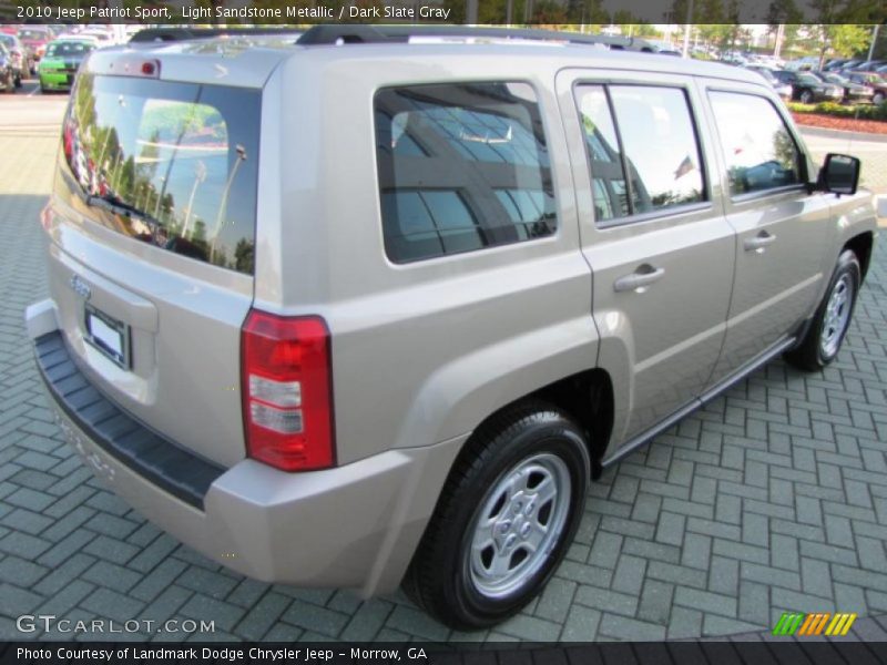 Light Sandstone Metallic / Dark Slate Gray 2010 Jeep Patriot Sport
