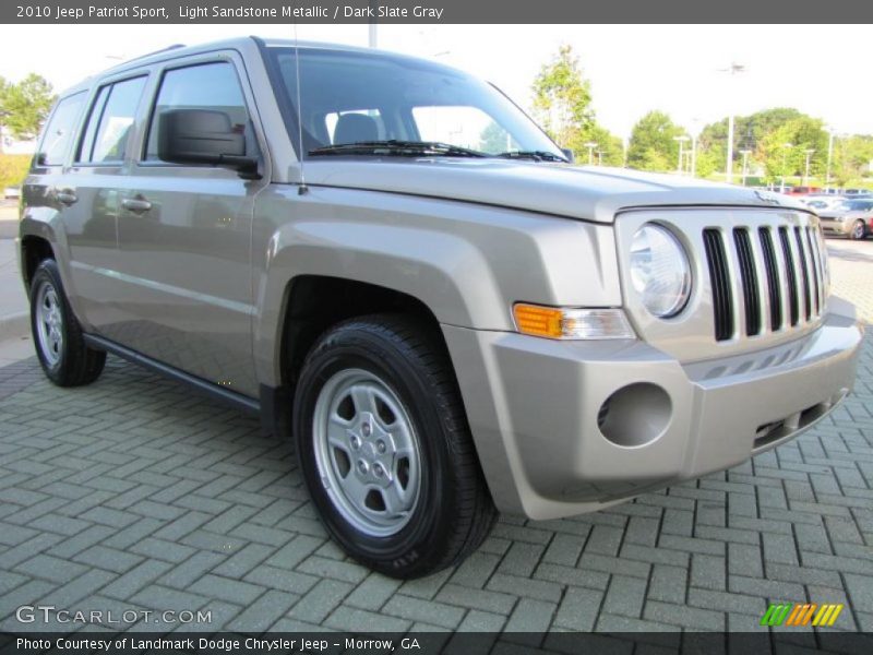 Light Sandstone Metallic / Dark Slate Gray 2010 Jeep Patriot Sport