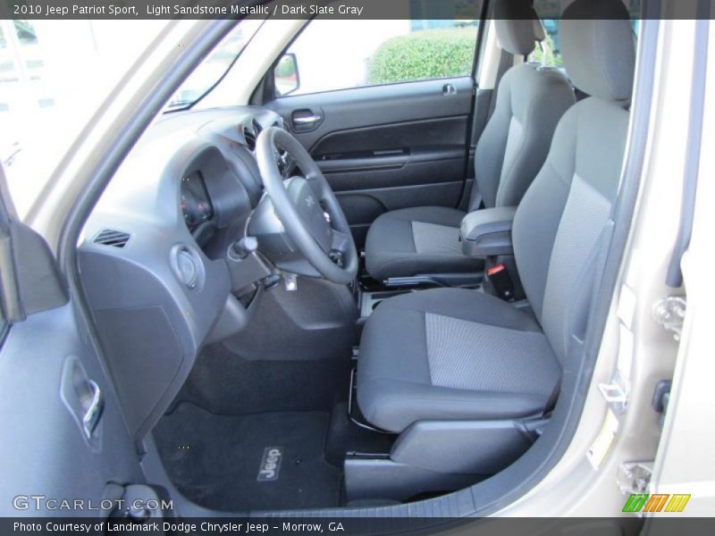 Light Sandstone Metallic / Dark Slate Gray 2010 Jeep Patriot Sport