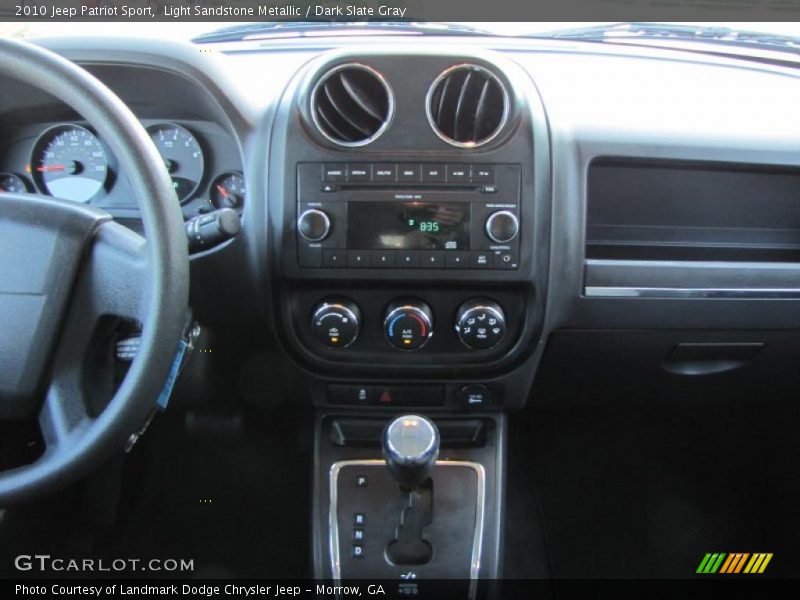 Light Sandstone Metallic / Dark Slate Gray 2010 Jeep Patriot Sport