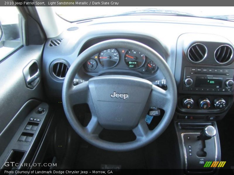 Light Sandstone Metallic / Dark Slate Gray 2010 Jeep Patriot Sport