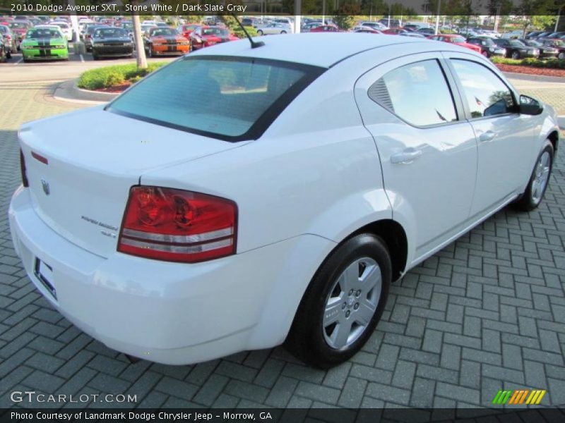 Stone White / Dark Slate Gray 2010 Dodge Avenger SXT