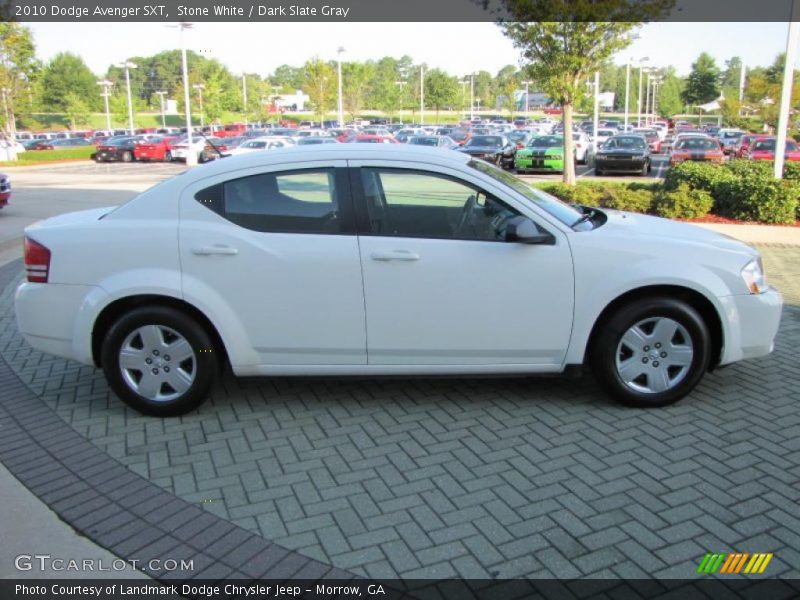 Stone White / Dark Slate Gray 2010 Dodge Avenger SXT