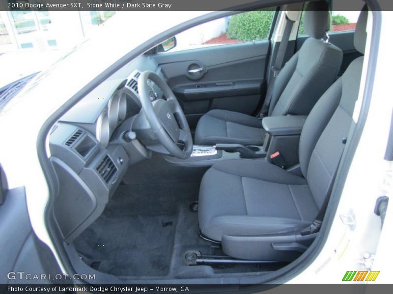 Stone White / Dark Slate Gray 2010 Dodge Avenger SXT