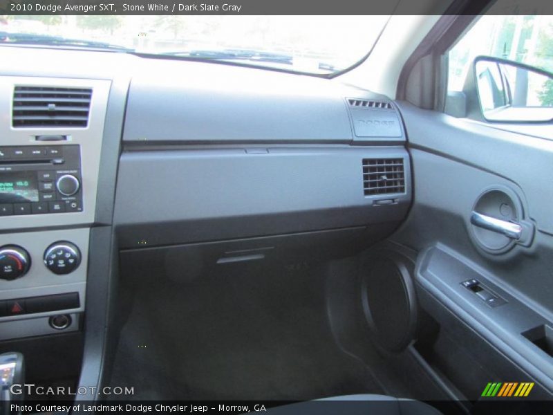 Stone White / Dark Slate Gray 2010 Dodge Avenger SXT