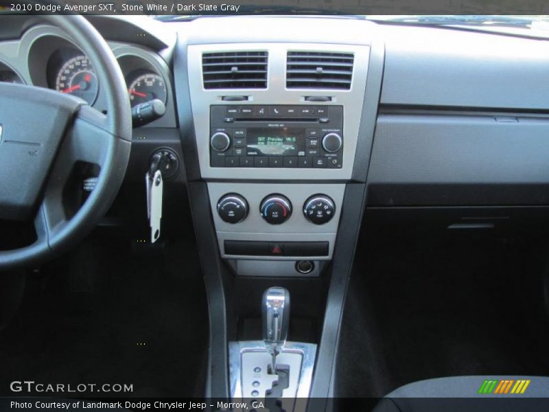 Stone White / Dark Slate Gray 2010 Dodge Avenger SXT