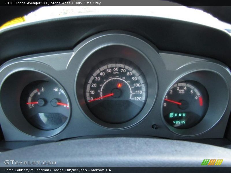 Stone White / Dark Slate Gray 2010 Dodge Avenger SXT