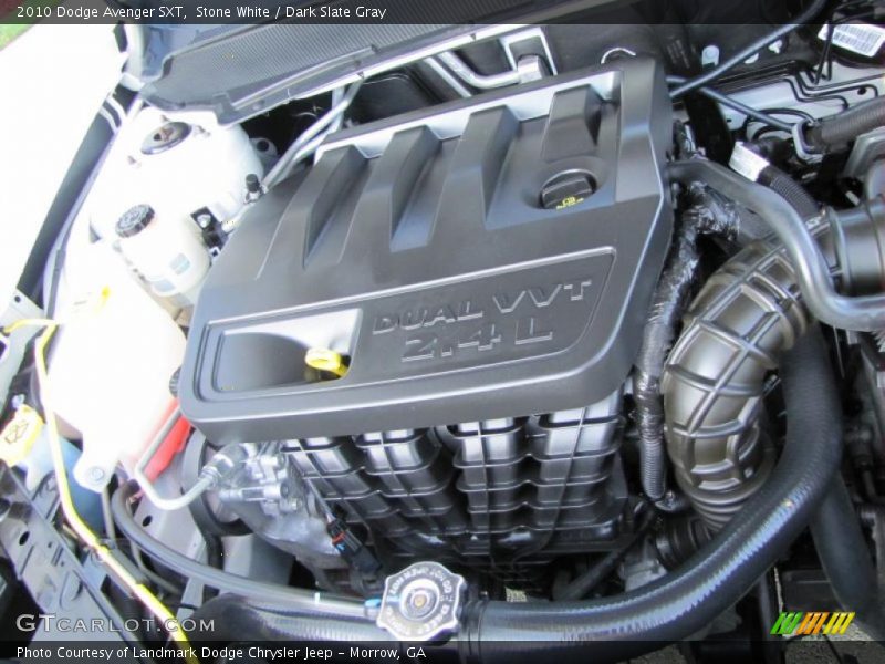 Stone White / Dark Slate Gray 2010 Dodge Avenger SXT