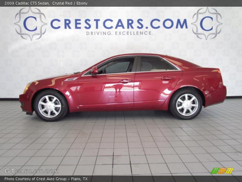 Crystal Red / Ebony 2009 Cadillac CTS Sedan