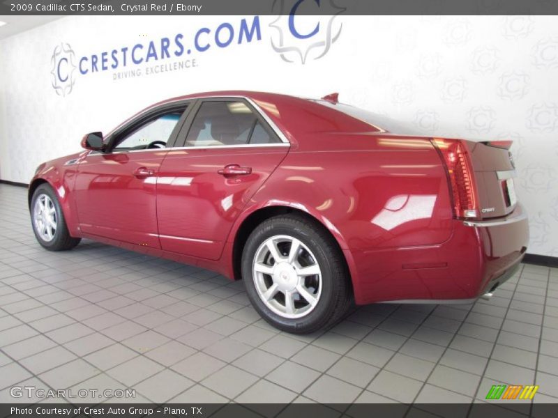 Crystal Red / Ebony 2009 Cadillac CTS Sedan