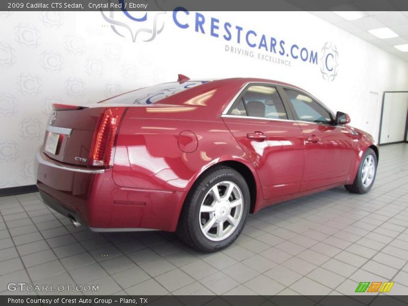 Crystal Red / Ebony 2009 Cadillac CTS Sedan