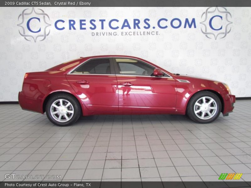 Crystal Red / Ebony 2009 Cadillac CTS Sedan