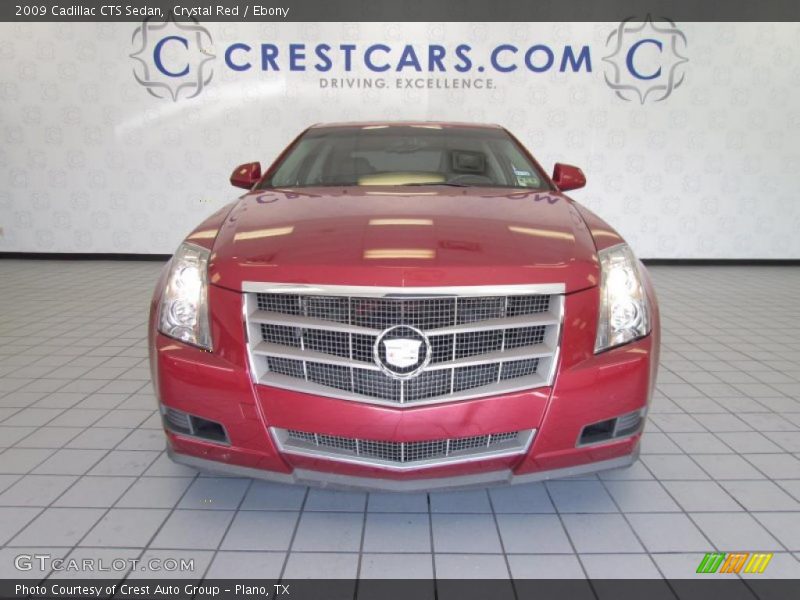 Crystal Red / Ebony 2009 Cadillac CTS Sedan