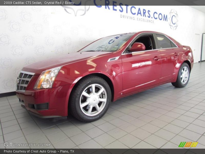 Crystal Red / Ebony 2009 Cadillac CTS Sedan
