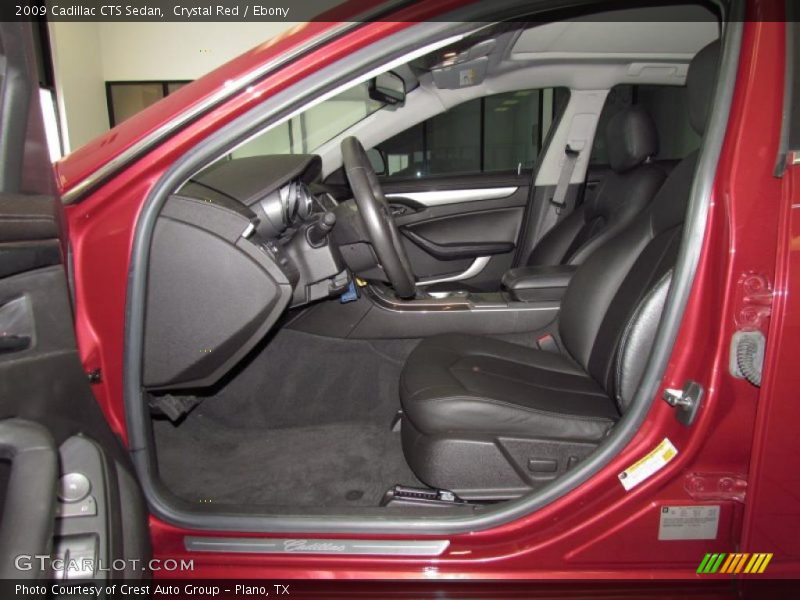 Crystal Red / Ebony 2009 Cadillac CTS Sedan