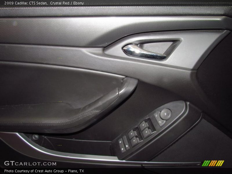 Crystal Red / Ebony 2009 Cadillac CTS Sedan