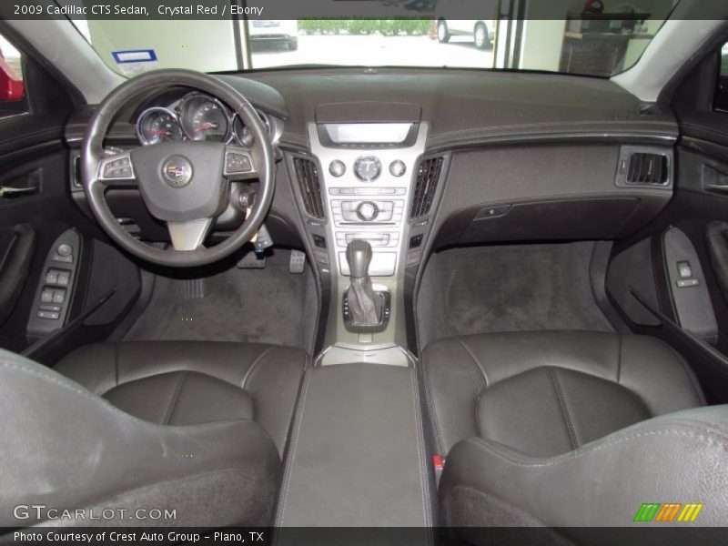 Crystal Red / Ebony 2009 Cadillac CTS Sedan