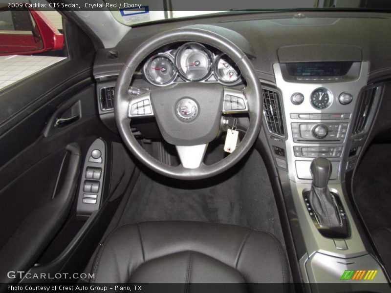 Crystal Red / Ebony 2009 Cadillac CTS Sedan
