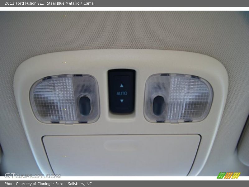 Steel Blue Metallic / Camel 2012 Ford Fusion SEL