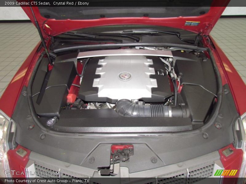 Crystal Red / Ebony 2009 Cadillac CTS Sedan