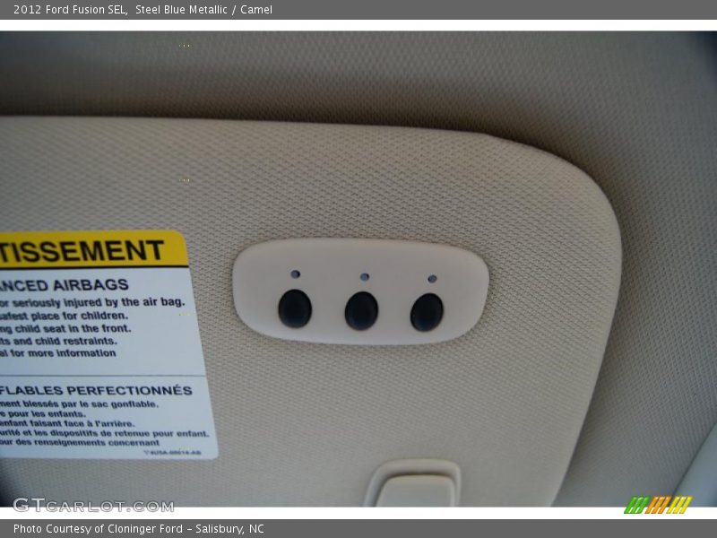 Steel Blue Metallic / Camel 2012 Ford Fusion SEL