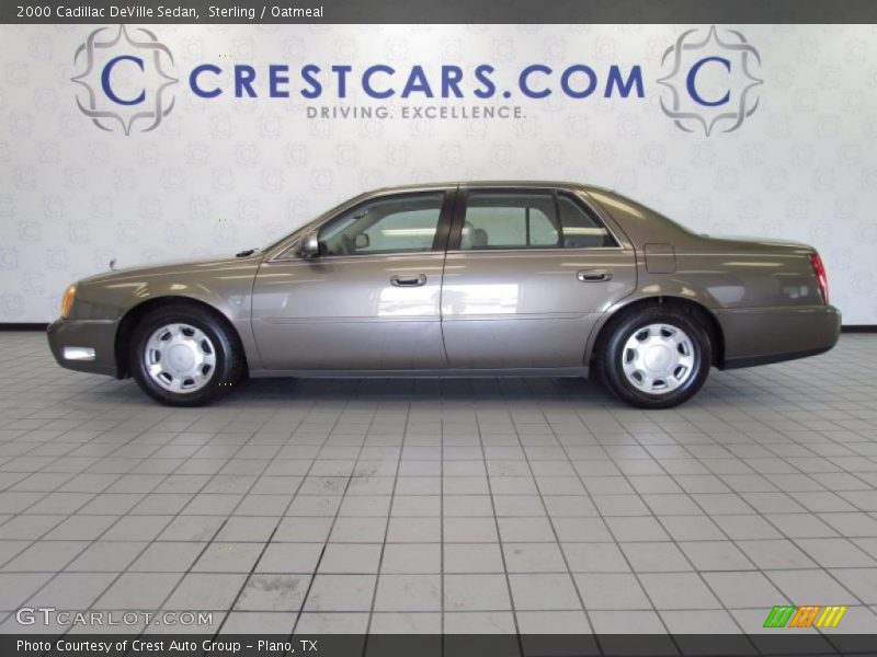 Sterling / Oatmeal 2000 Cadillac DeVille Sedan